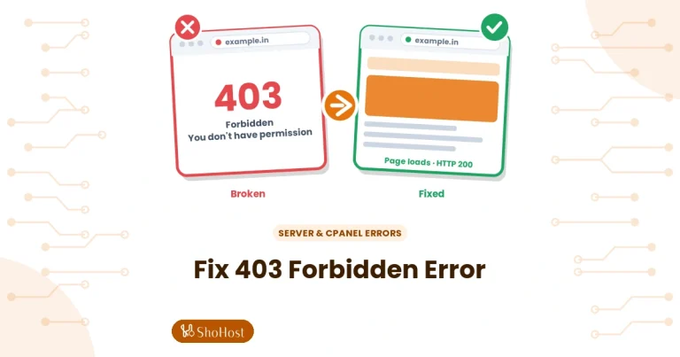 403 Forbidden Error: Permissions, .htaccess and ModSecurity - ShoHost guide