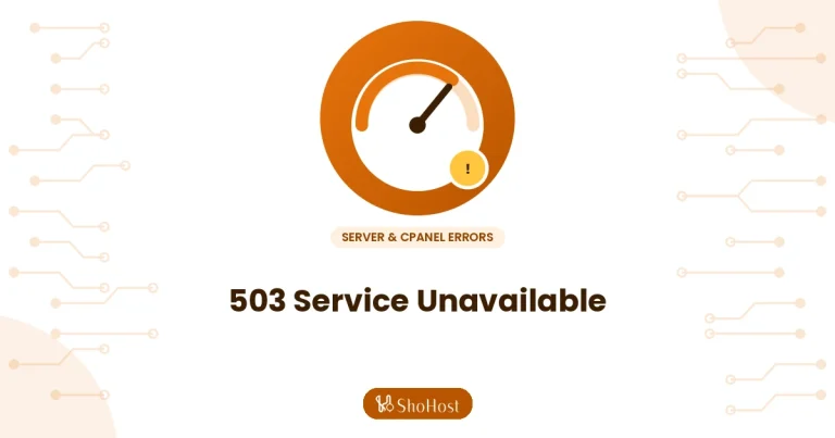503 Service Unavailable on Shared Hosting: Causes and Fixes - ShoHost guide
