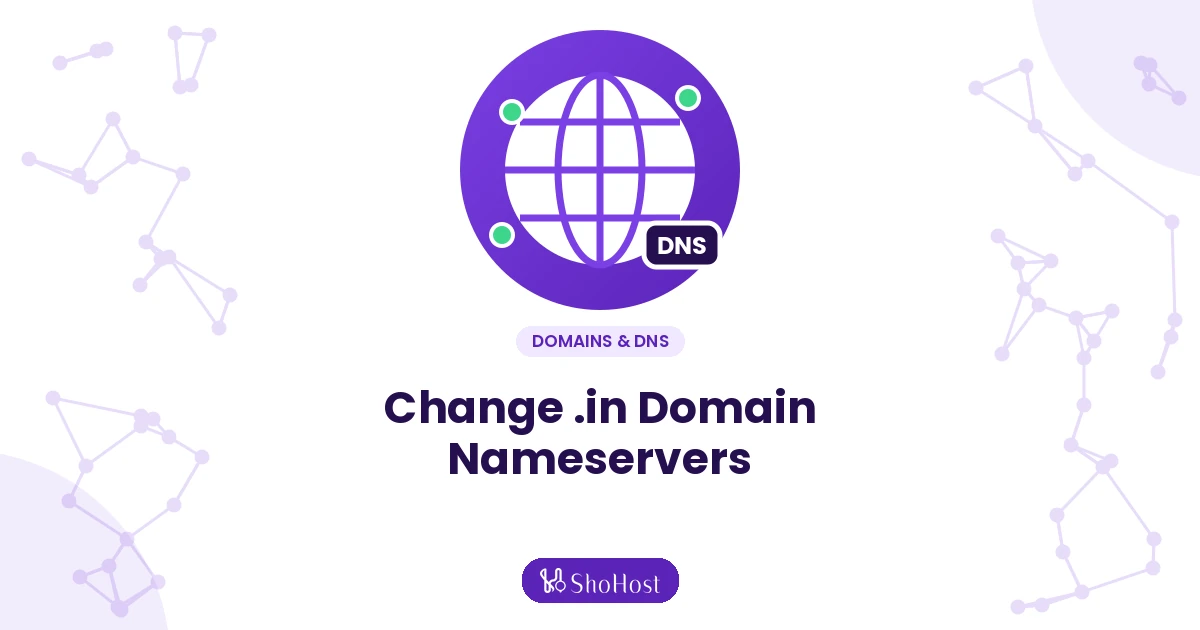 How to Change Nameservers for a .in Domain (and How Long It Takes) - ShoHost guide