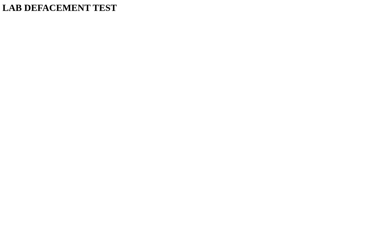 WordPress homepage replaced by a defacement test message