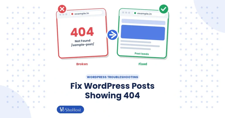 WordPress Posts Showing 404 Errors? Fix Permalinks and .htaccess - ShoHost guide